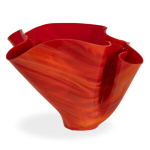 Folded Glass Vase