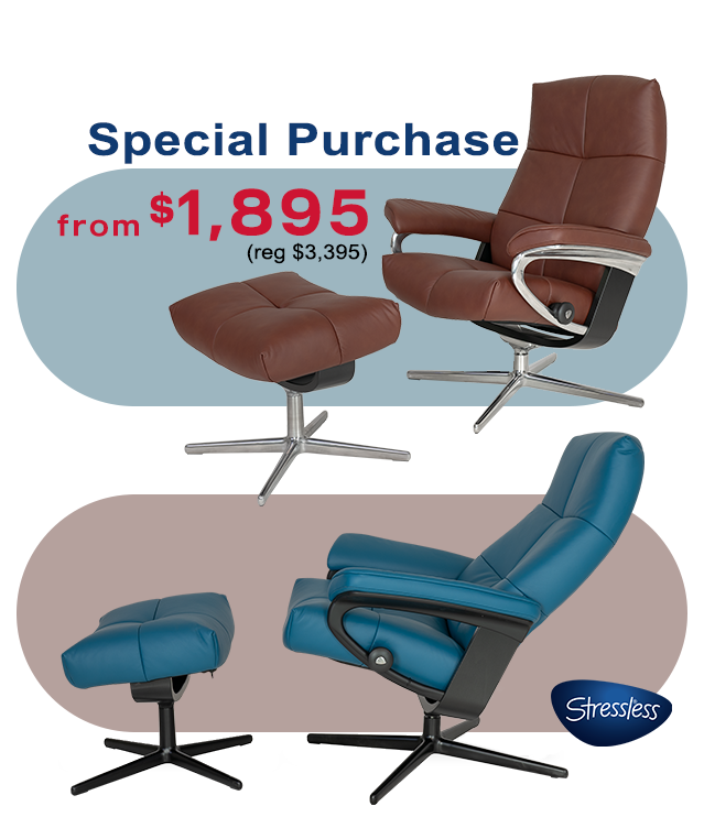 Stressless Bergen special purchase chair while supplies last