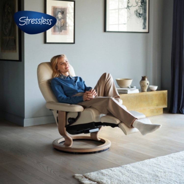 Stressless comfortable chairs available at Copenhagen Living in Texas & Arizona