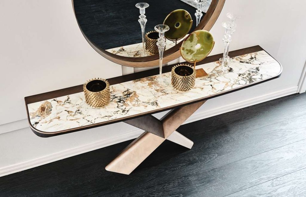 Terminal console table by Cattelan