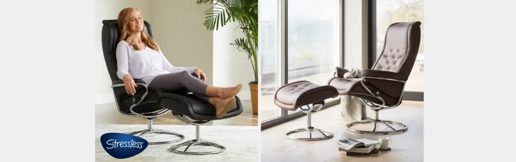 Stressless scandinavian style recliners and seating at Copenhagen Imports in TX and AZ